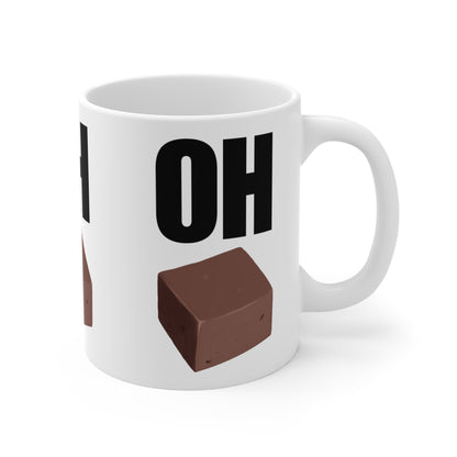 Oh Fudge Funny Censored Mug