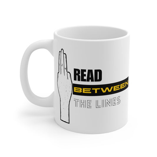 Read Between the Lines Mug